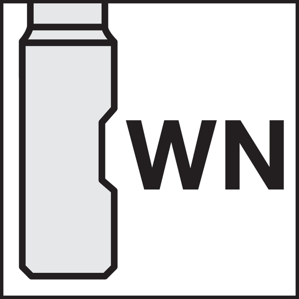 Aufnahmetyp, maschinenseitig: Werksnorm